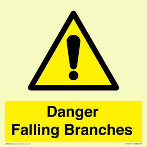 Danger Falling Branches